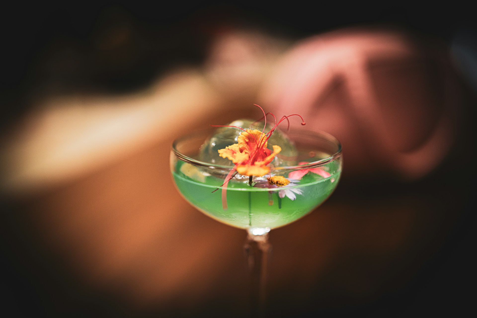 Zielony drink z lodem Zielony drink z lodem